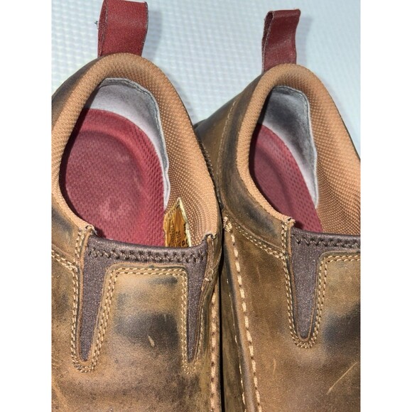 Twisted X Work Shoes Mens 8 Composite Safety Toe Leather Slip Moccasin MXCC003 main image 8
